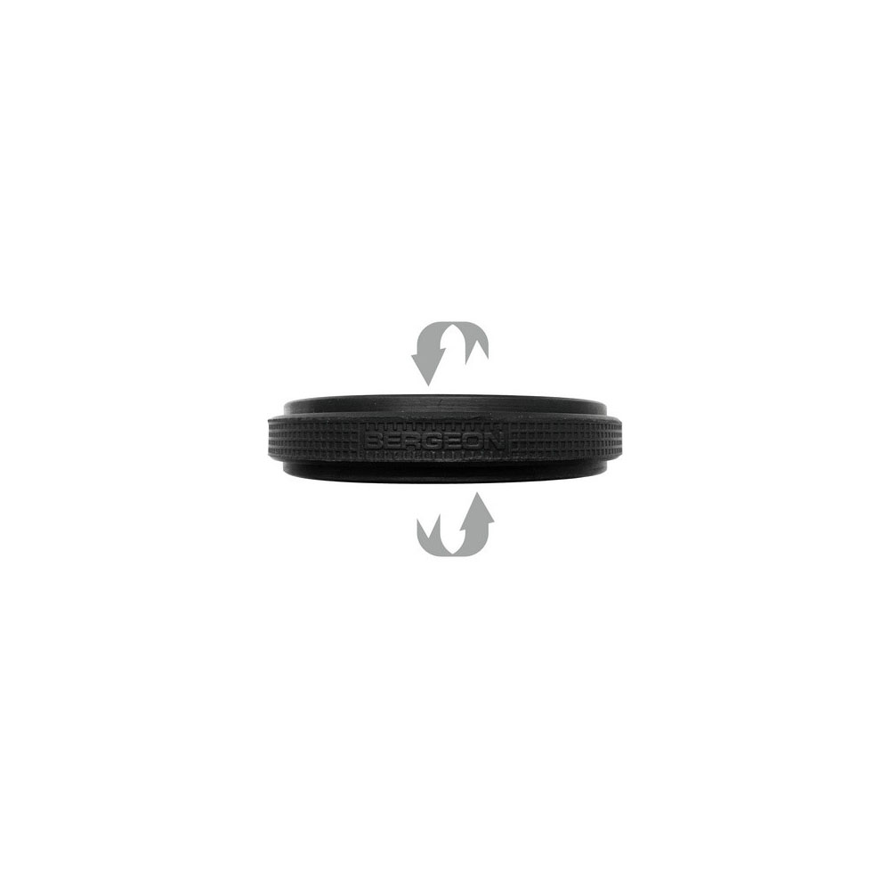 Бергйон 30097-E Черна Реверсивна Гумена Подложка за Часовникари - Image 2