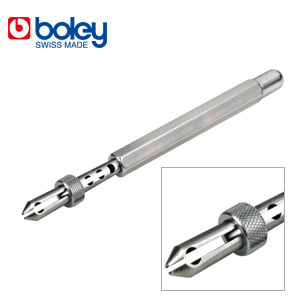 Държач за шпиндел Boley Precision, с плъзгащи се заключващи челюсти, отвор 1,45 мм, дължина 120 мм, 1 брой, произведен в Швейцария
