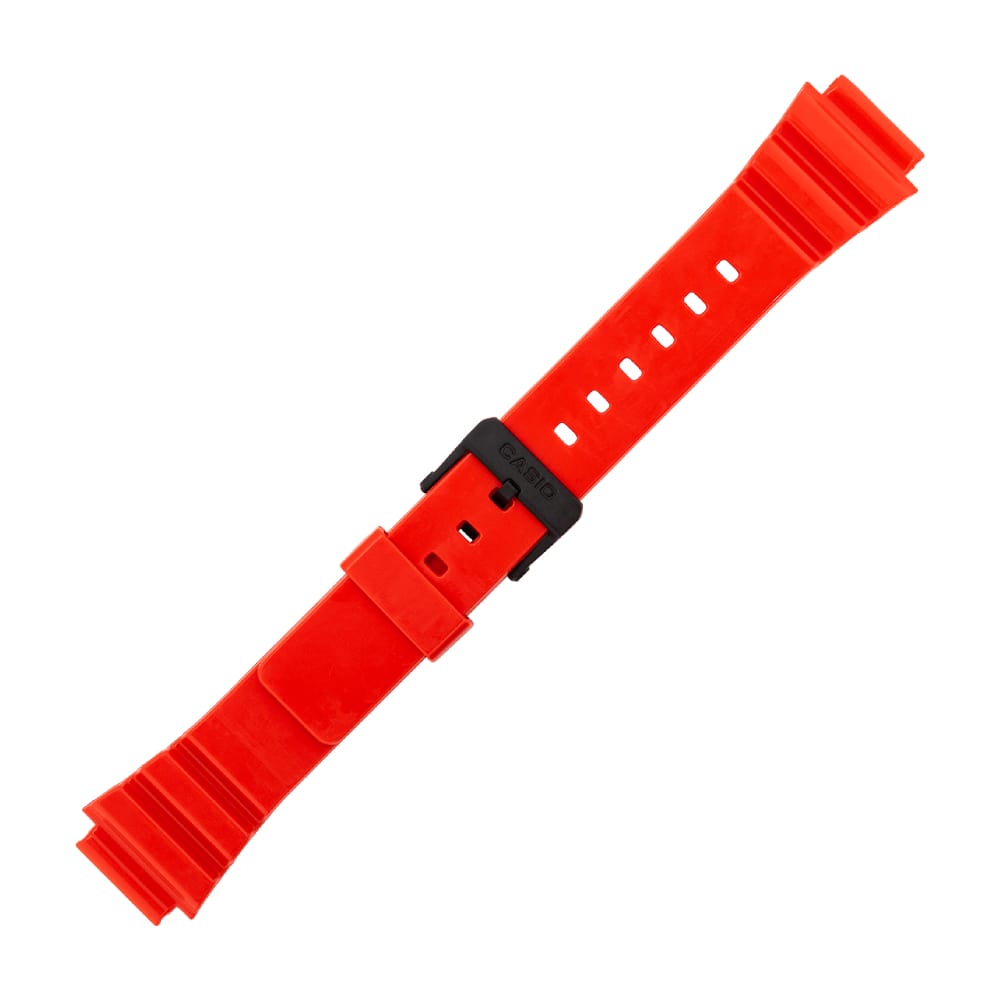 Червена пластмасова каишка за часовник Casio 10460283 за MRW-200HC-4B
