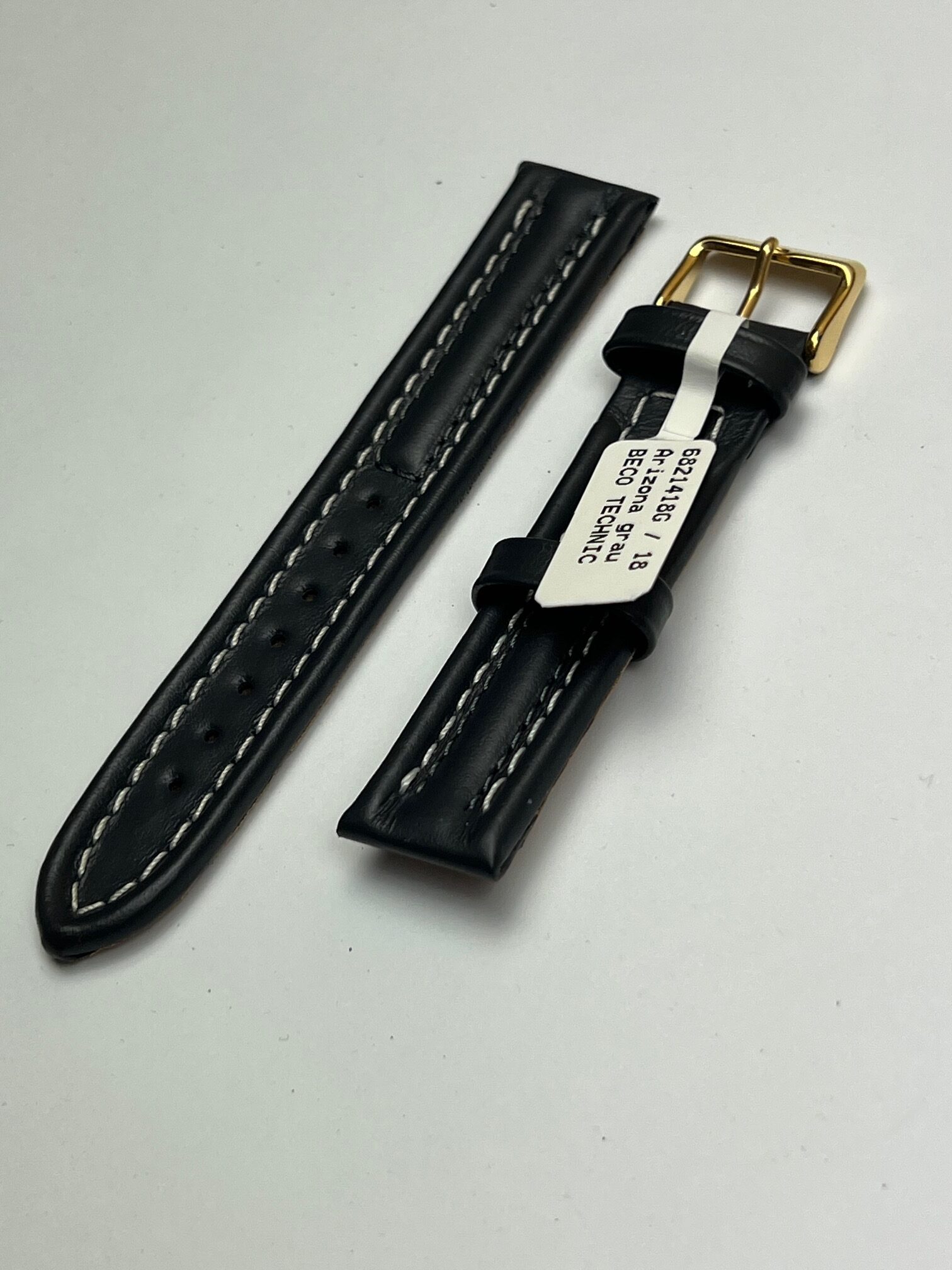 Спортна каишка за часовник Arizona 18 мм, сива, водоустойчива - Image 9