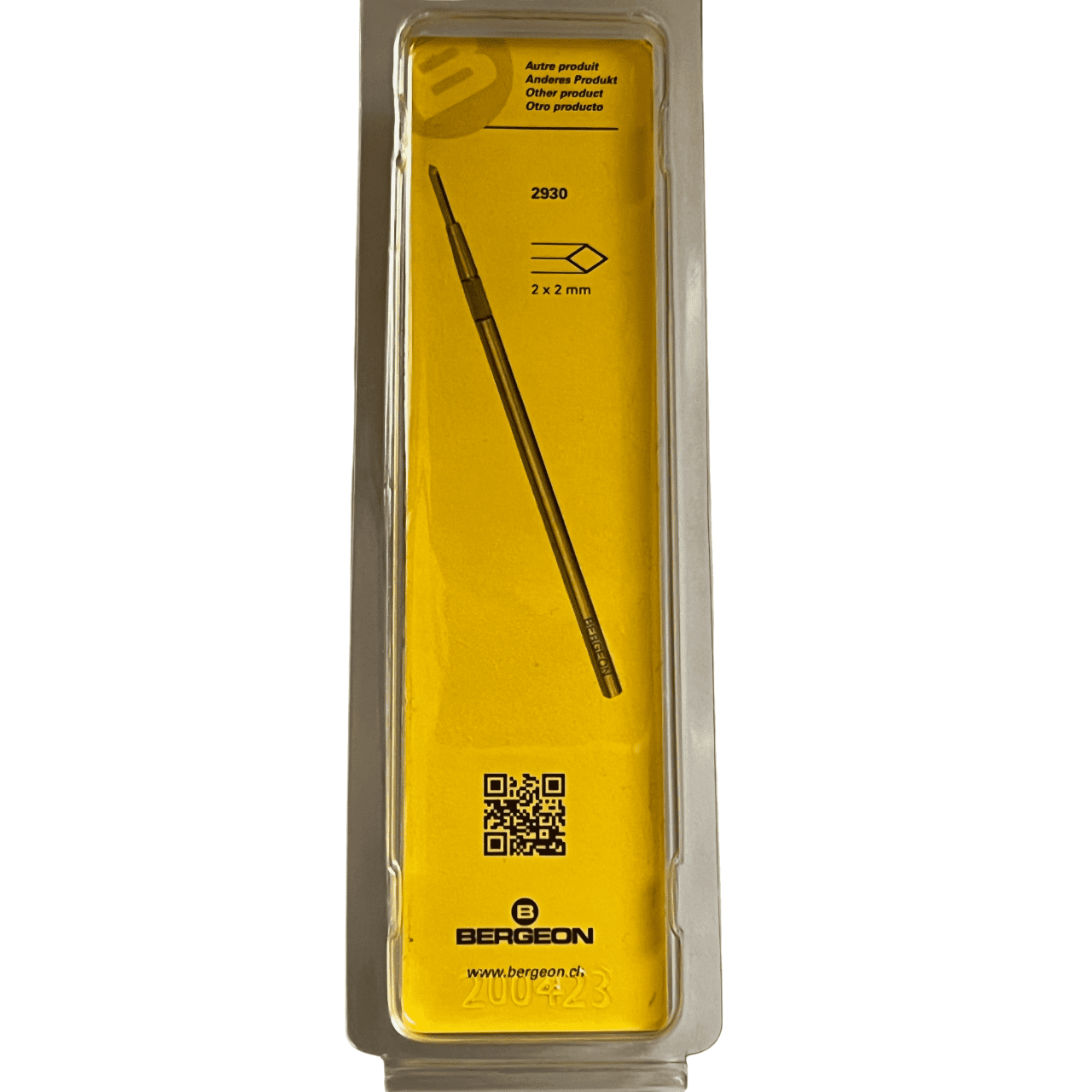 Bergeon Widia острие с метален дръжка, 6 мм x 0.5 мм - Image 6