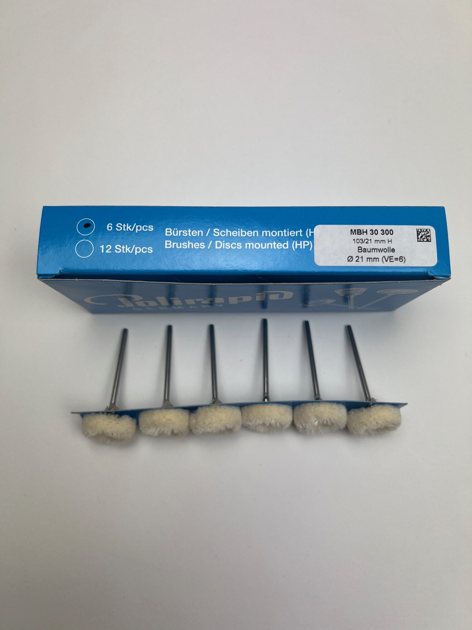 Кръгли четки за полиране Polirapid, 21 мм, 6 броя - Image 5