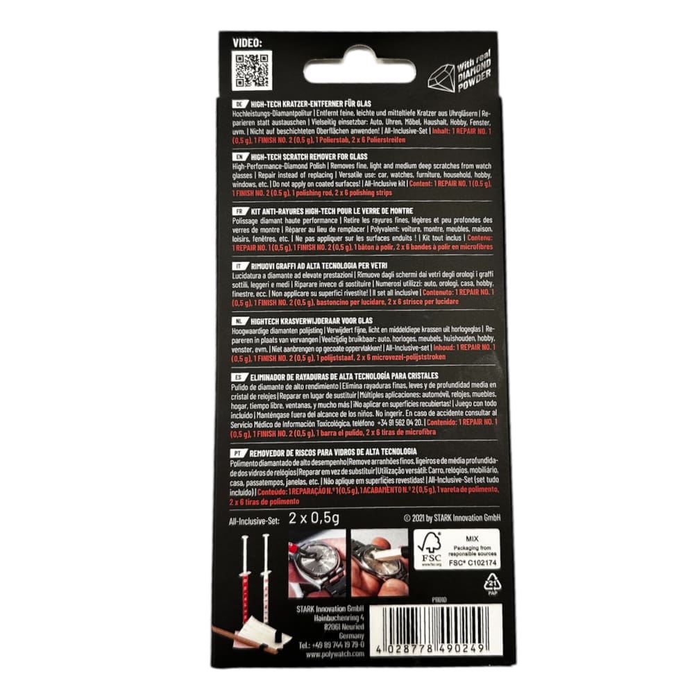 Полиращ крем PolyWatch за стъклa, възстановяване на надраскани повърхности - Image 5