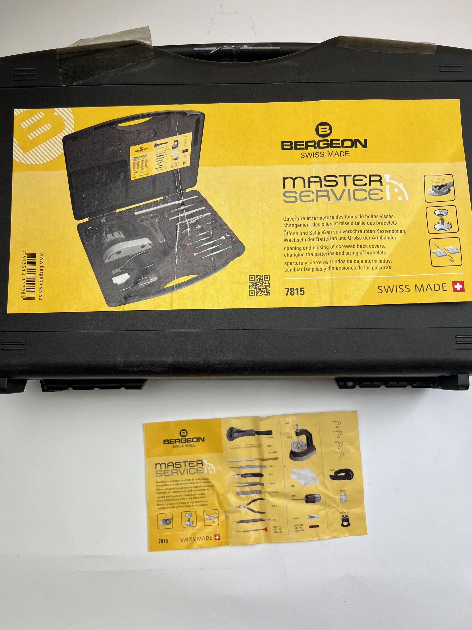 Комплект за ремонт на часовник Bergeon 7815 Master Service, върнат артикул, продаден в състоянието, в което е, вижте снимките - Image 7