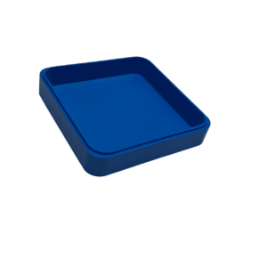 Пластмасова квадратна чиния за материали Bergeon 2379, 70 x 70 x 13 мм