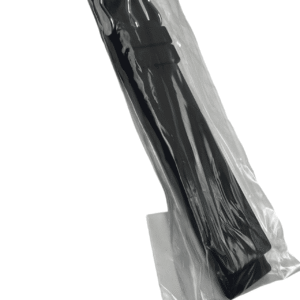 Силиконова каишка XL Boley, Черна, 20 мм, С гладка повърхност