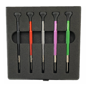 Комплект отвертки Horotec MSA 01.020-B с топчести лагери 1.00 до 2.00 мм