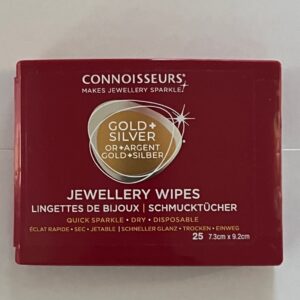 С нарушена опаковка: Сухи кърпи за почистване на бижута Connoisseurs, 25 броя