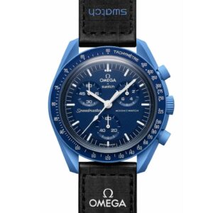 Часовник Swatch Omega Moonswatch 'Mission to Neptune' за мъже