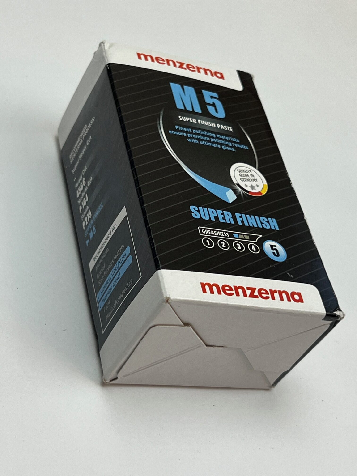 Полираща паста Menzerna M5 за неръждаема стомана и лак 0.500 кг - Image 3