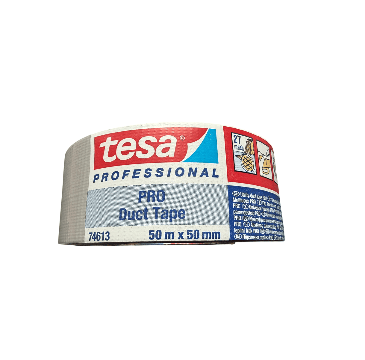 Професионална изолационна лента Tesa Pro, сива, 50 м х 50 мм - Image 6