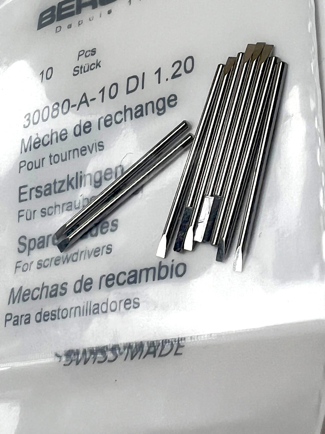 Заменяеми остриета Bergeon 30080-A-10 DI 1.20, 10 бр. - Image 10