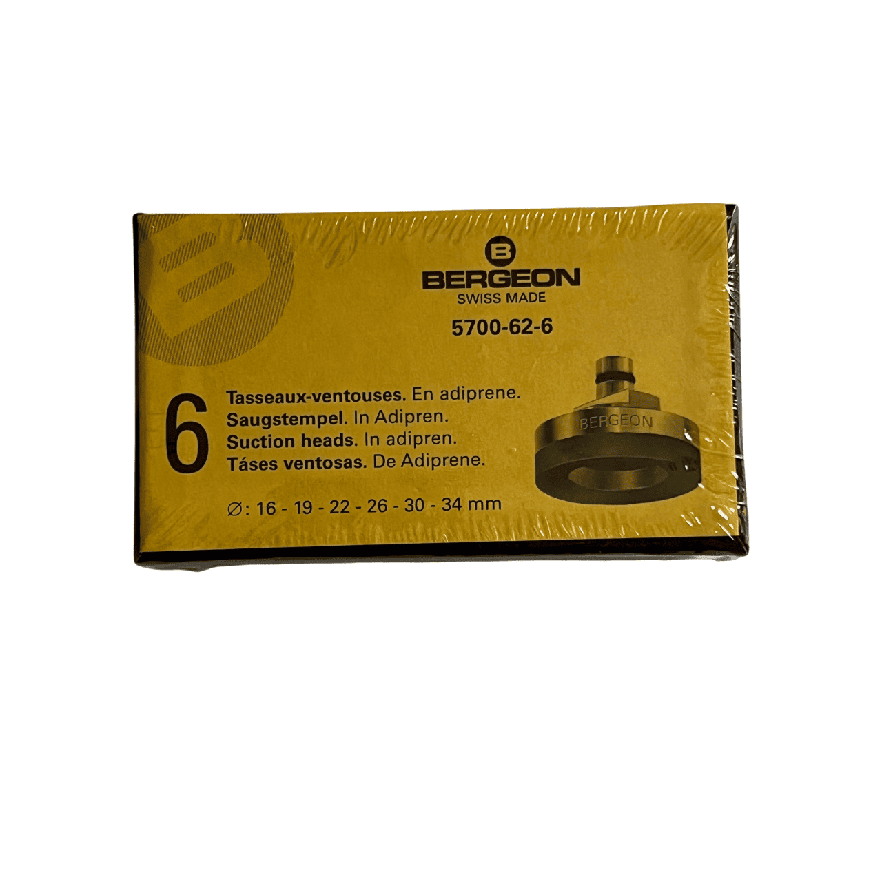 Комплект 5700-62-6, вакуумни глави Bergeon, 6 части, с мек адипрен - Image 4