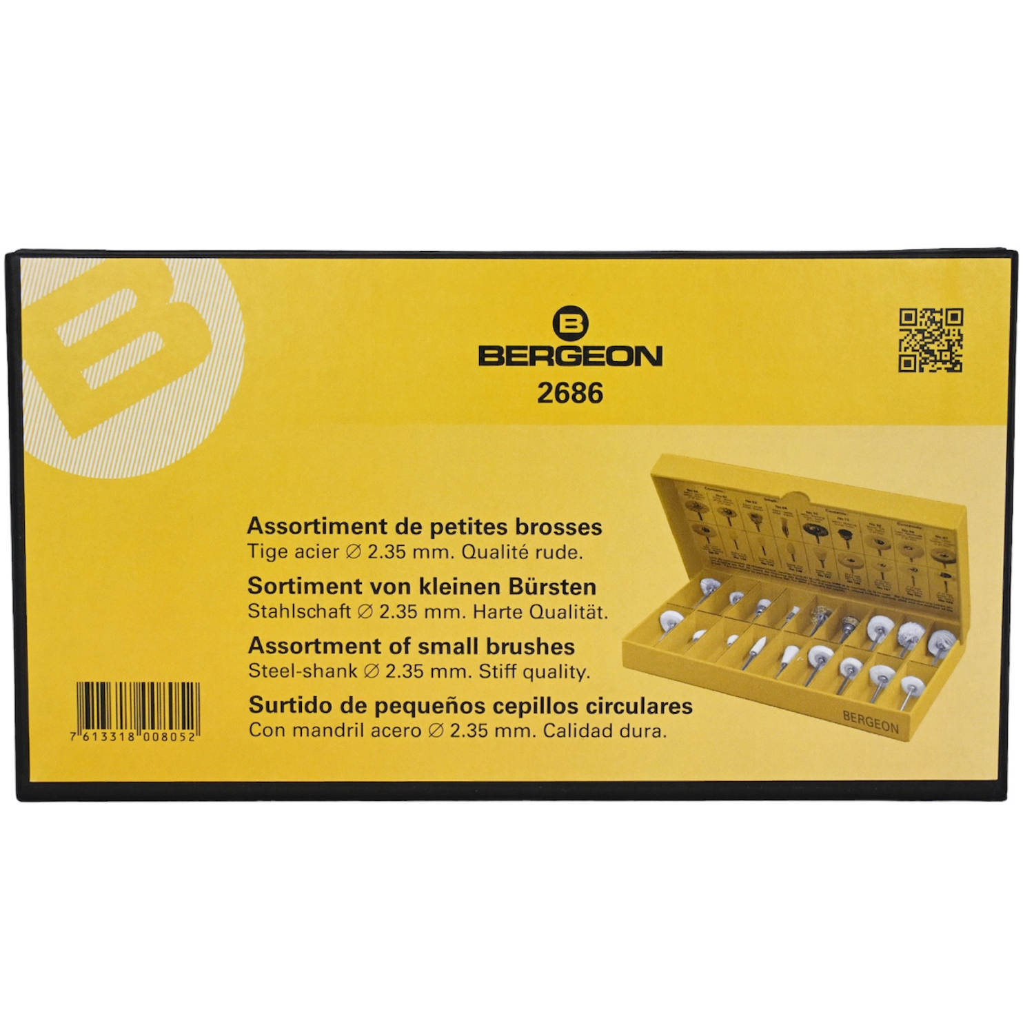 Комплект малки четки за полиране Bergeon 2686 - Image 3