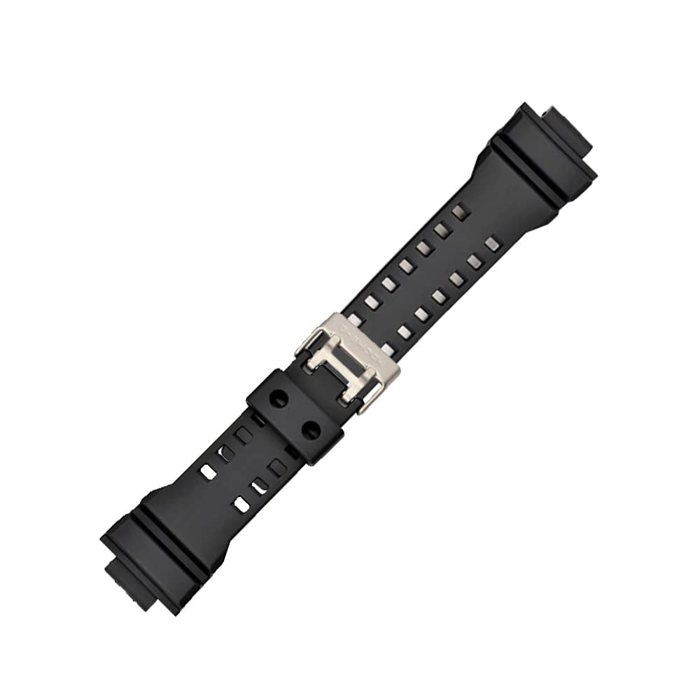 Черна пластмасова каишка за часовник Casio 10437686 16 мм