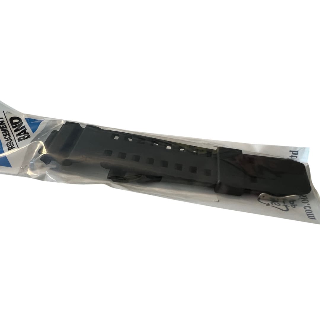 Черна пластмасова каишка за часовник Casio 10437686 16 мм - Image 4
