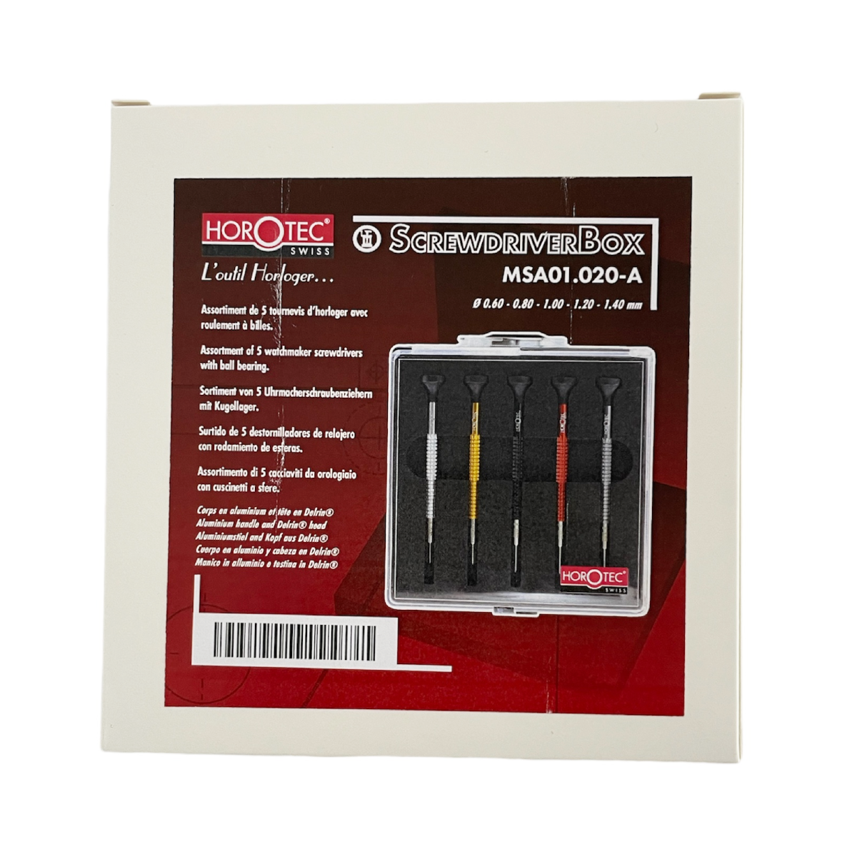 Комплект отвертки Horotec MSA01.020-A с топчета 0.60 до 1.40 мм - Image 4