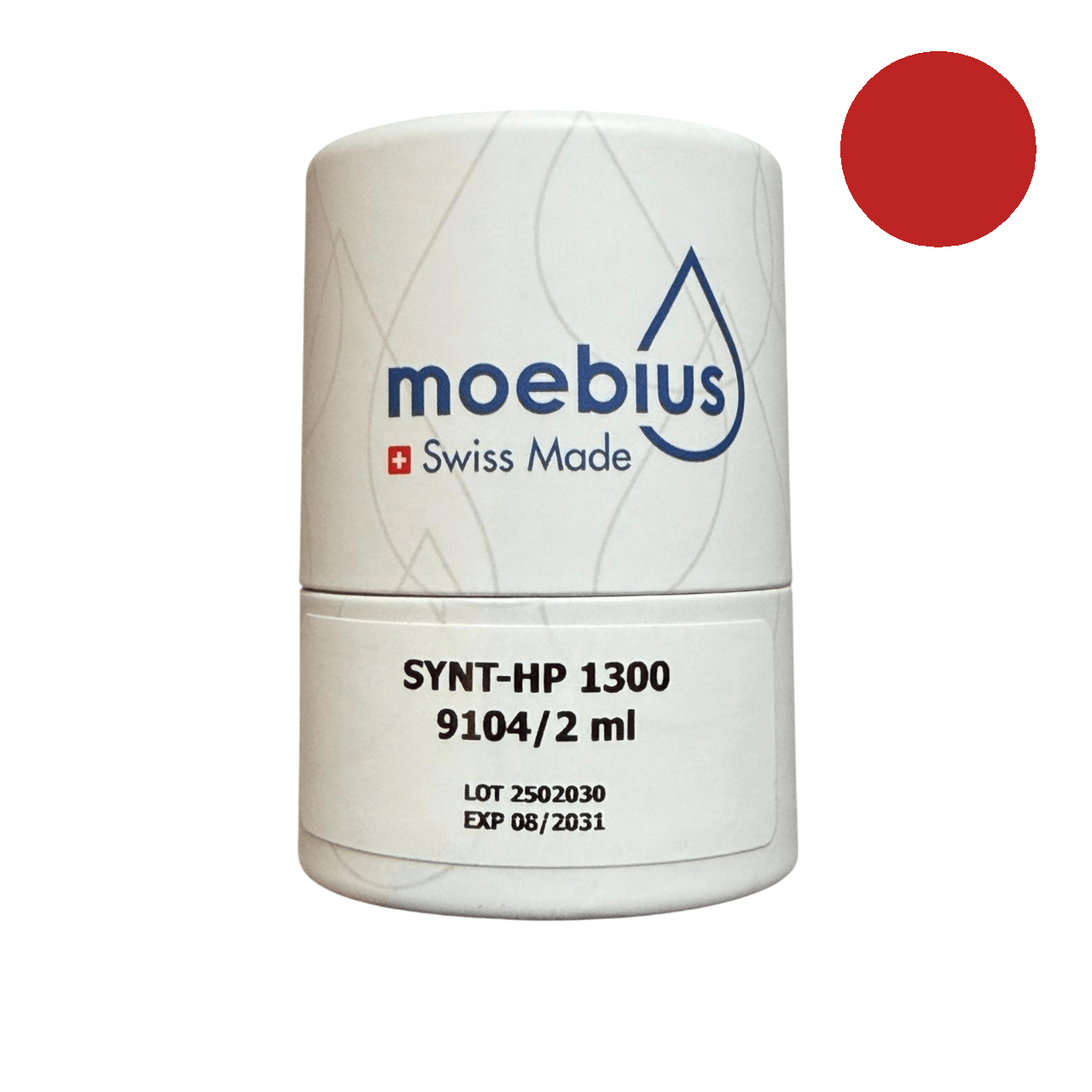 Масло Moebius 9104 SC 1300 за механични часовници 2ml - червено