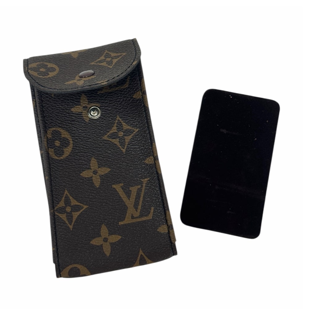 Кожен калъф за часовник Louis Vuitton в кафяв цвят - Image 5