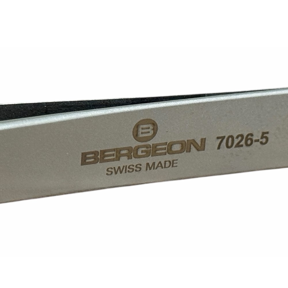 Прецизни пинсети Bergeon 7026-5 от стомана, дължина 110 мм - Image 2