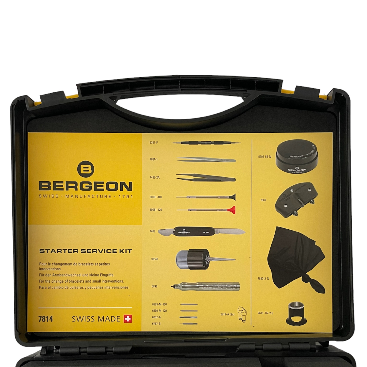 Комплект инструменти за часовникари Bergeon 7814 с 18 части - Image 3