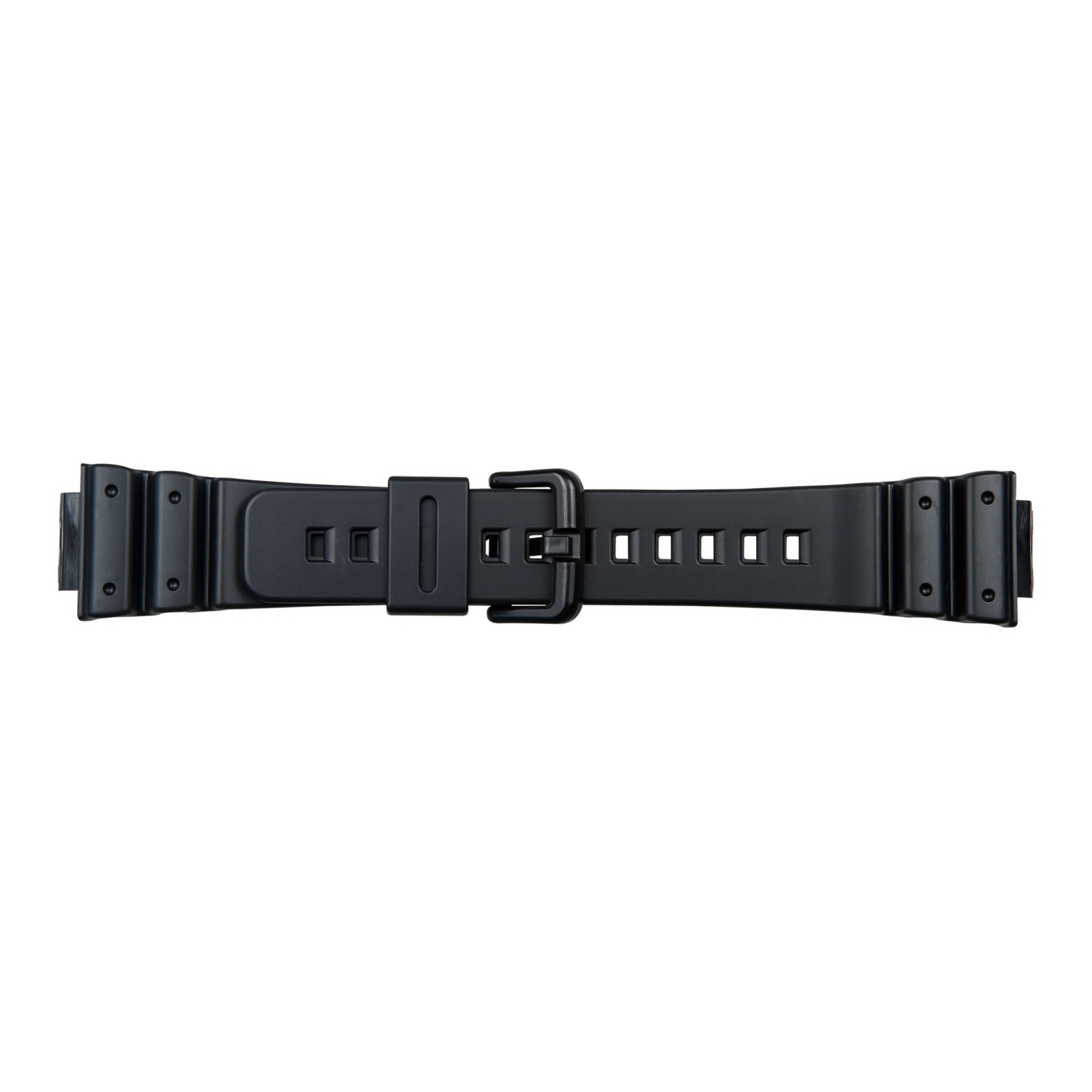 Черна гумена каишка 16 мм за часовници Casio DW-6900