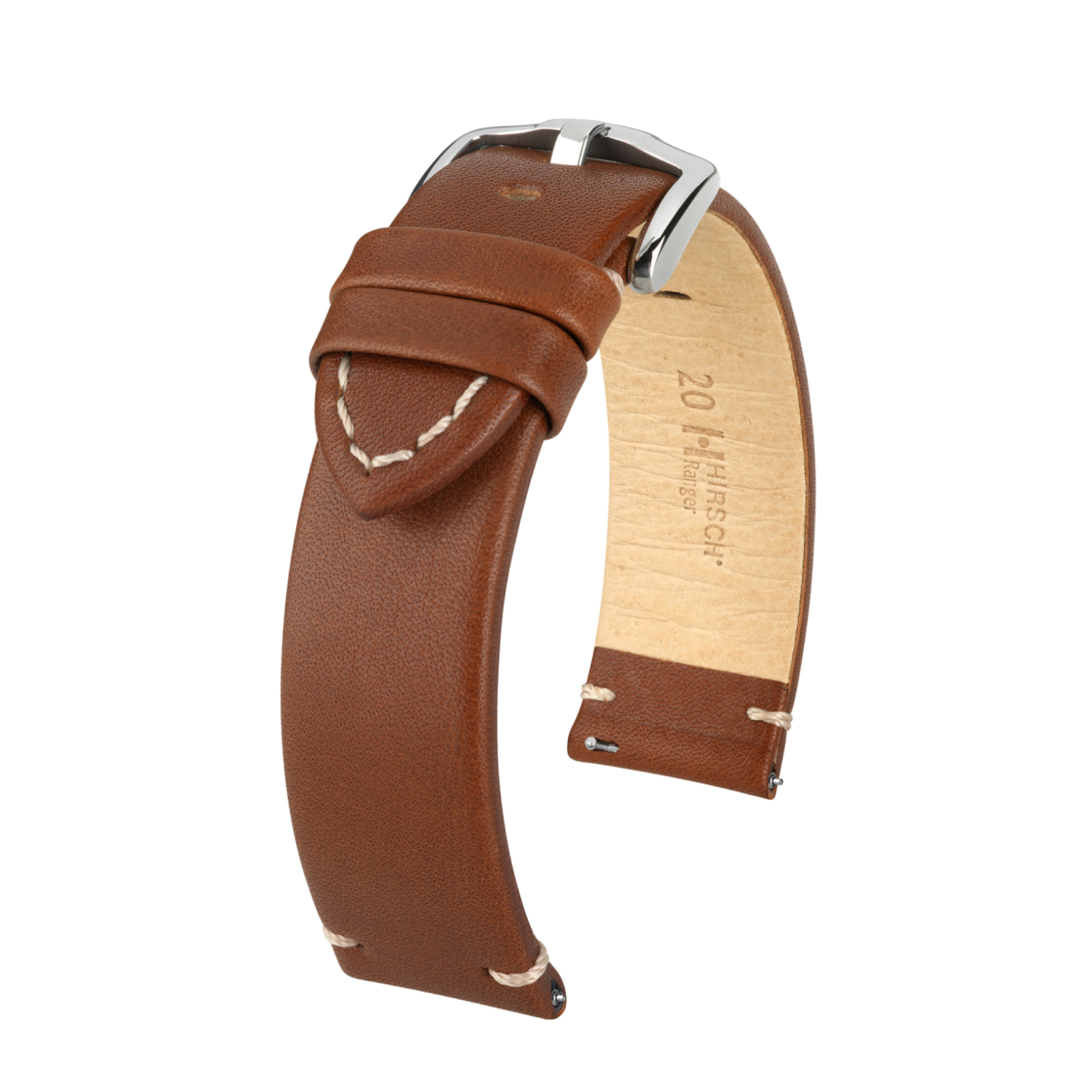 Кожена каишка за часовник Hirsch Ranger 20 мм