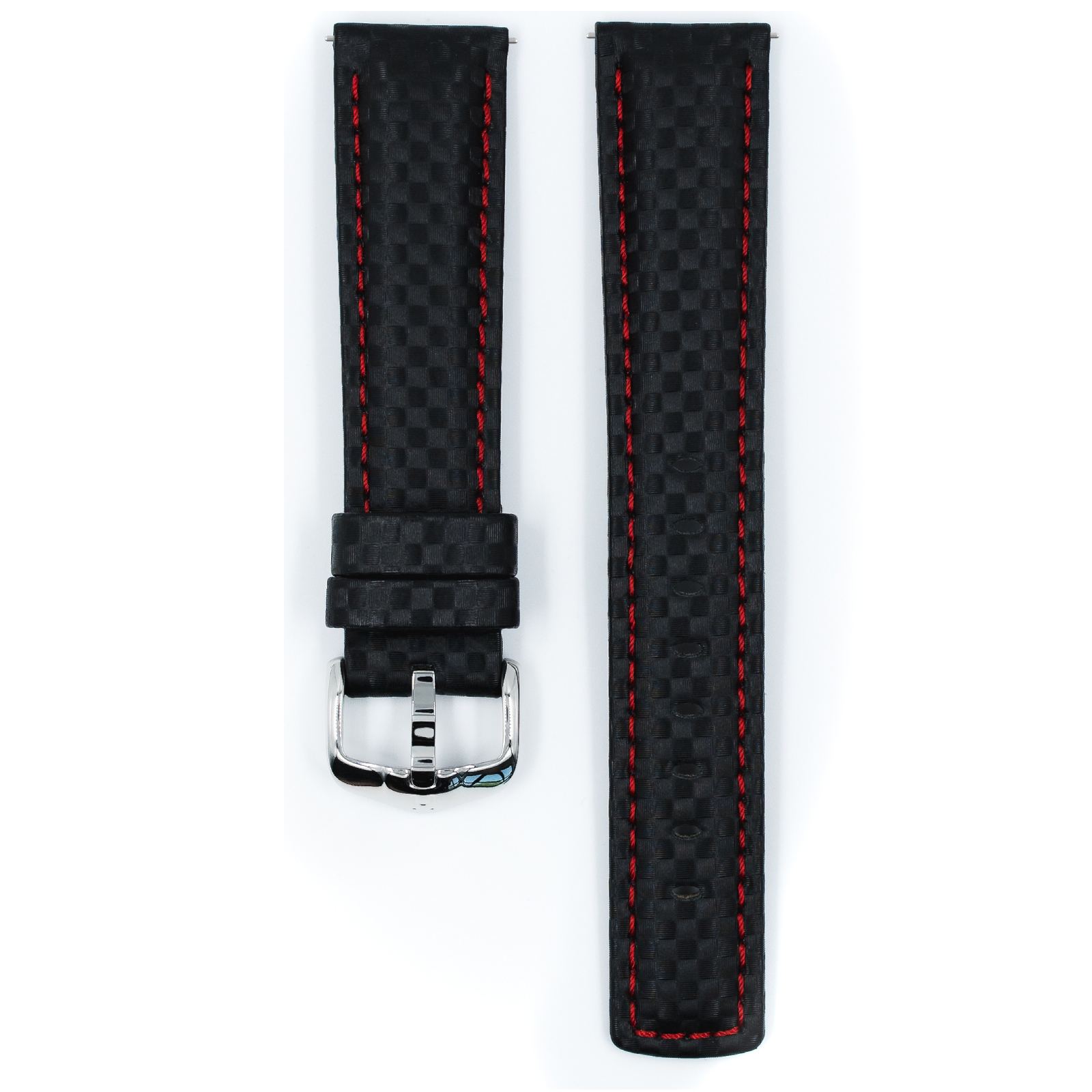 Карбонов каишка за часовник Hirsch L 18 мм - Image 3