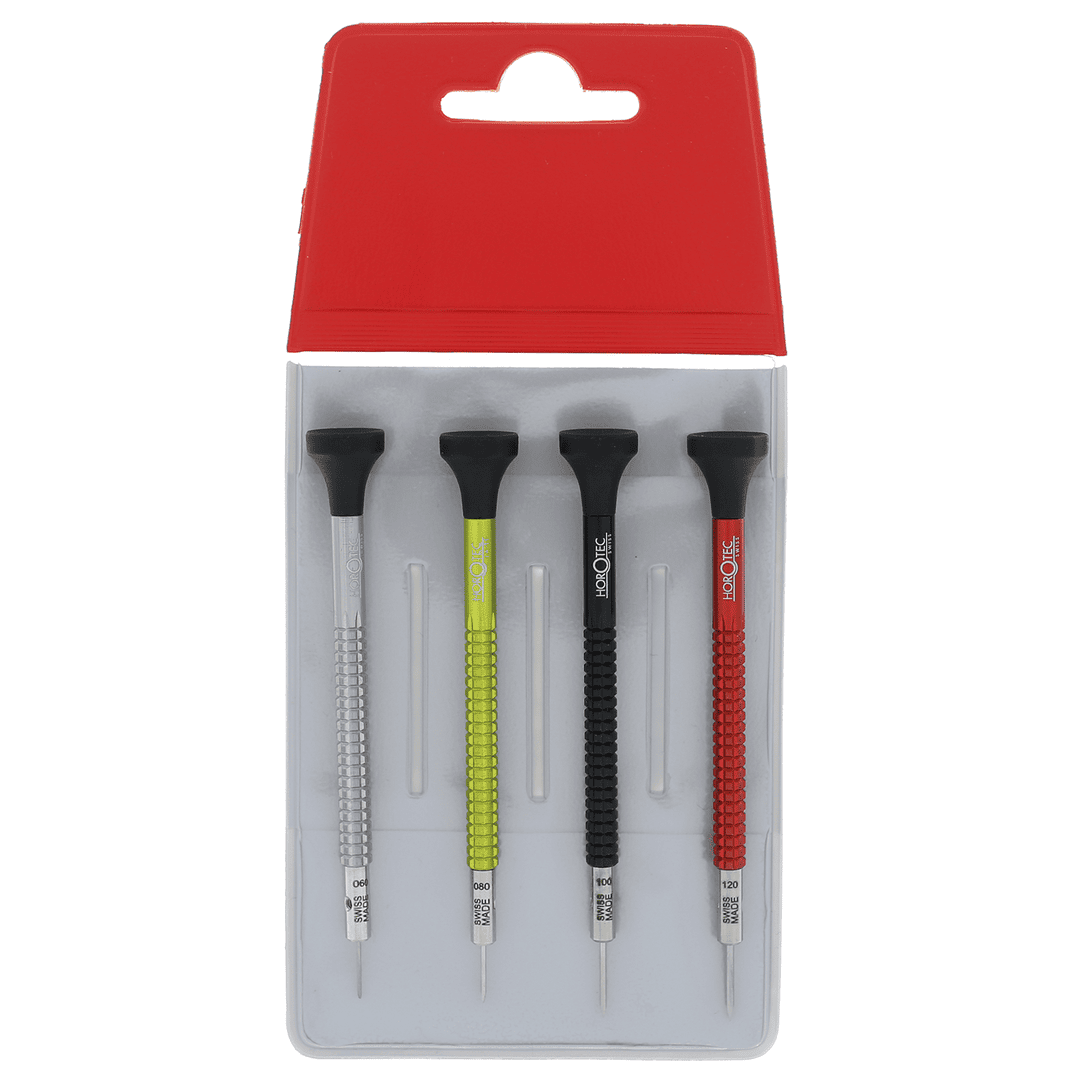 Комплект отвертки за часовникари Horotec MSA01.020-F, 4 бр. - Image 3