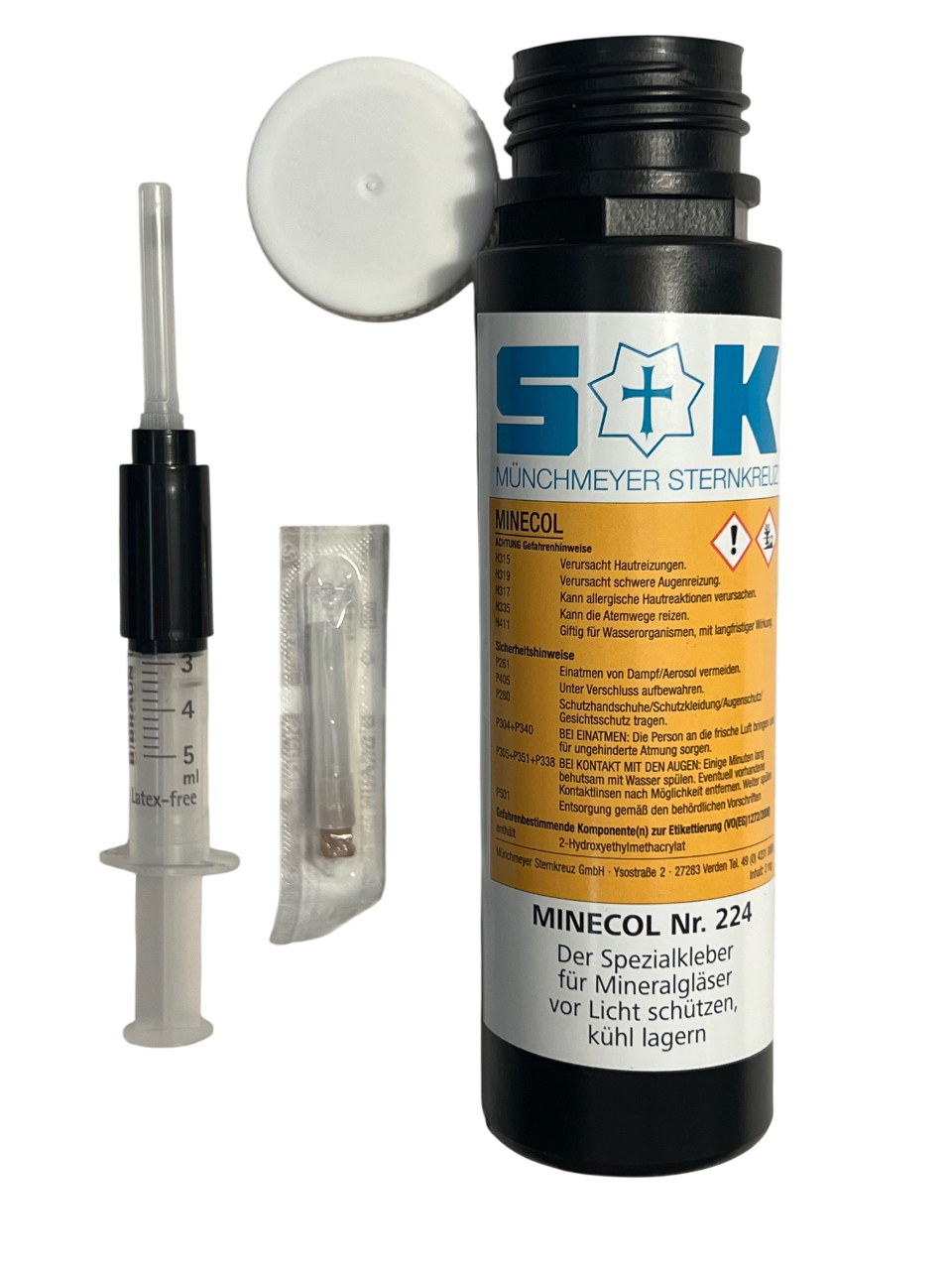 UV лепило Minecol за минерални кристали 2ml - Image 4