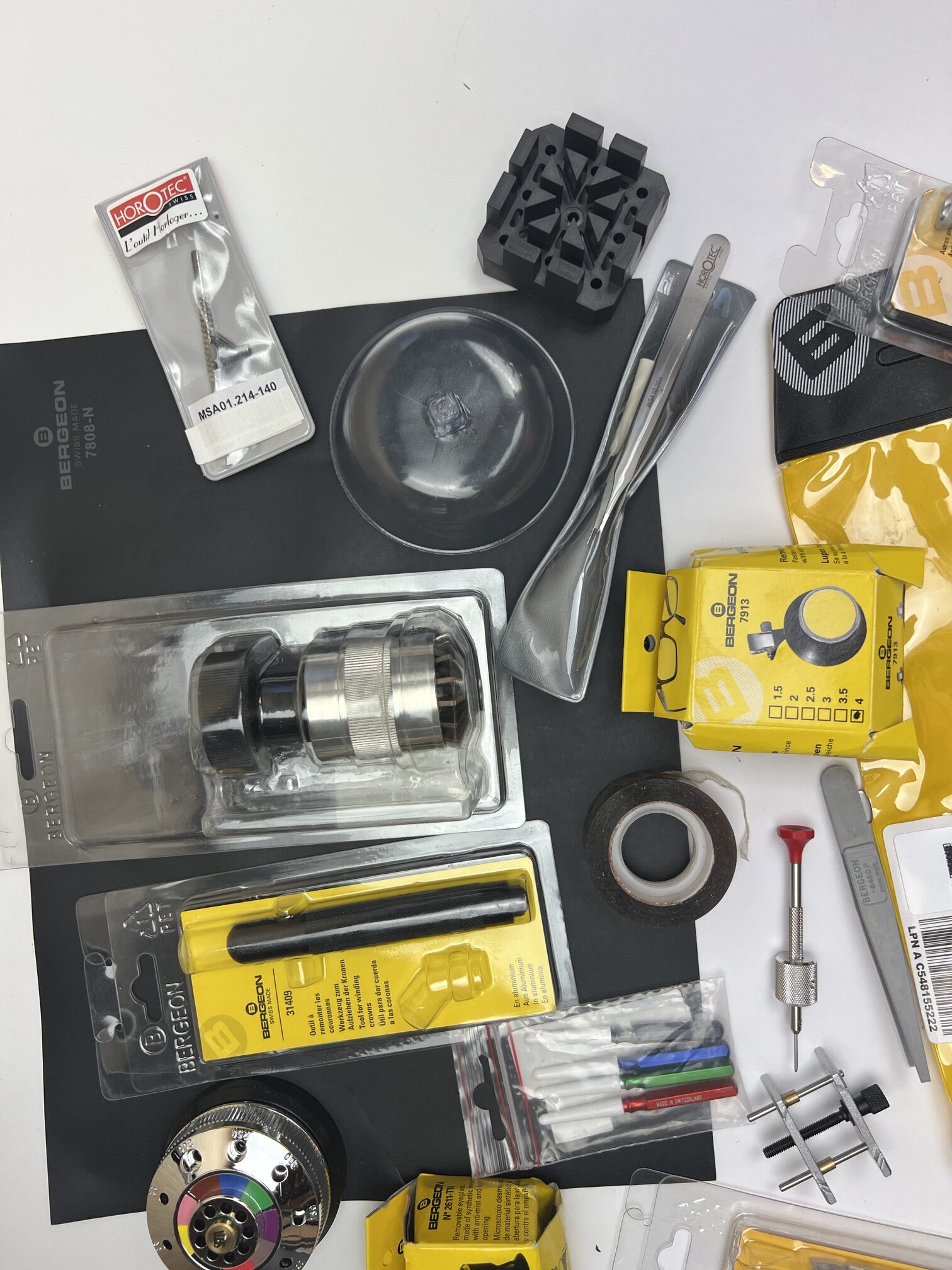 USED, ВРЪЩАНИЯ: Смесен комплект инструменти за часовникари, Bergeon, Horotec, Boley - Image 10