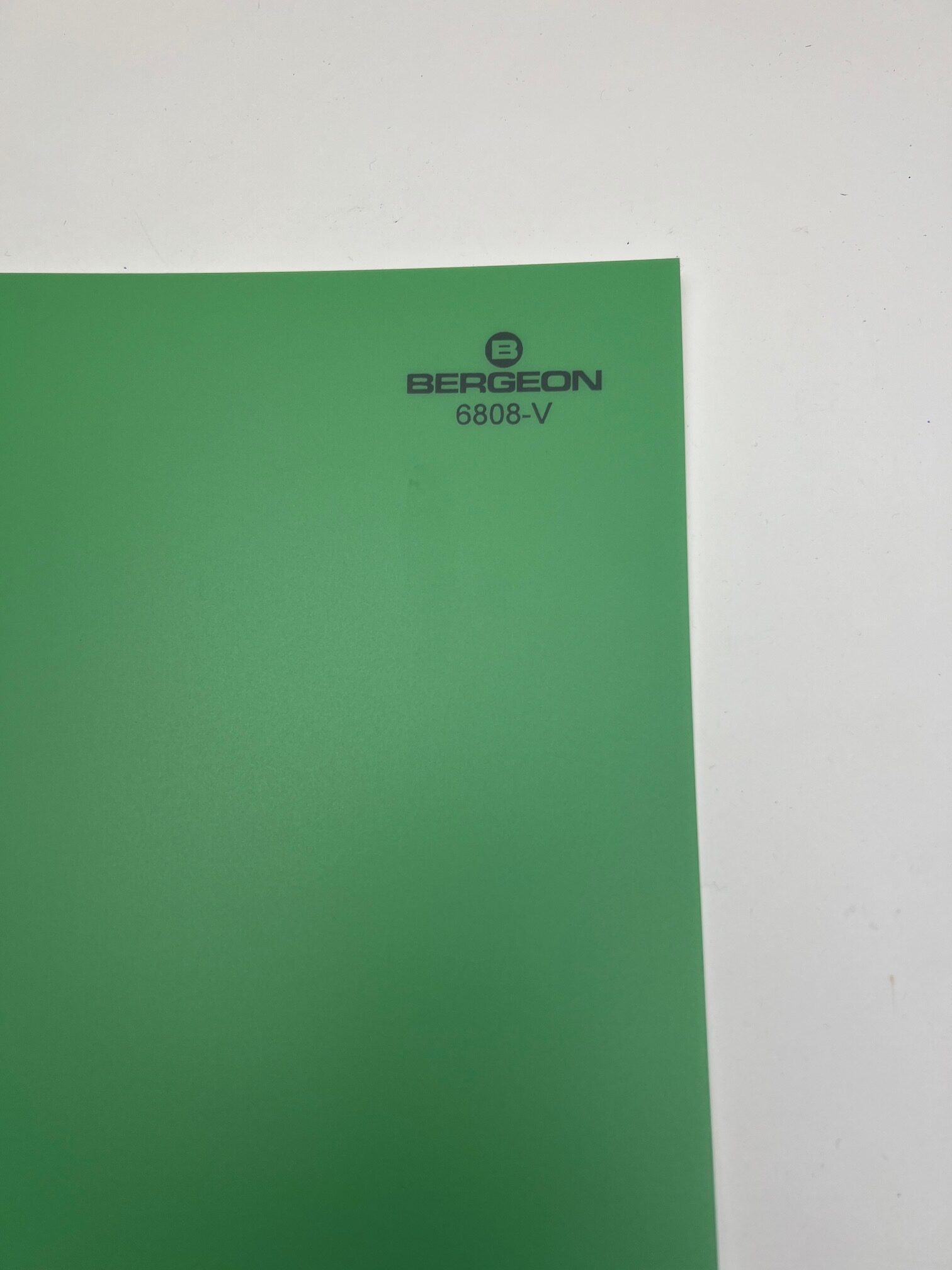 Плочка за часовникари Bergeon 6808-V, зелена, антихлъзгаща - Image 5