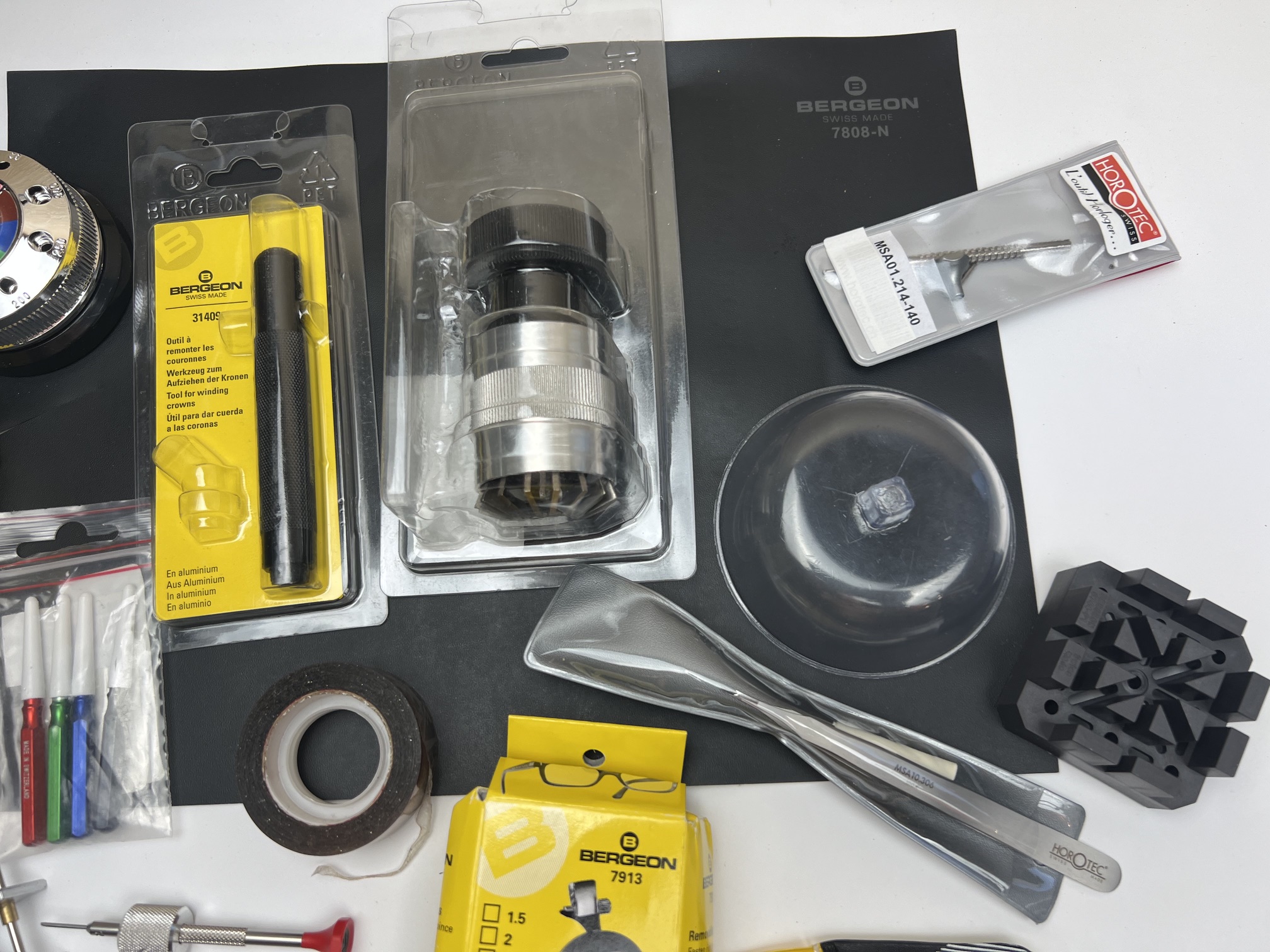 USED, ВРЪЩАНИЯ: Смесен комплект инструменти за часовникари, Bergeon, Horotec, Boley - Image 5