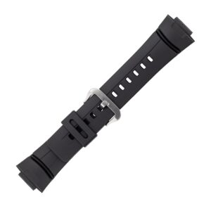 Черна каишка за часовник Casio 16 мм