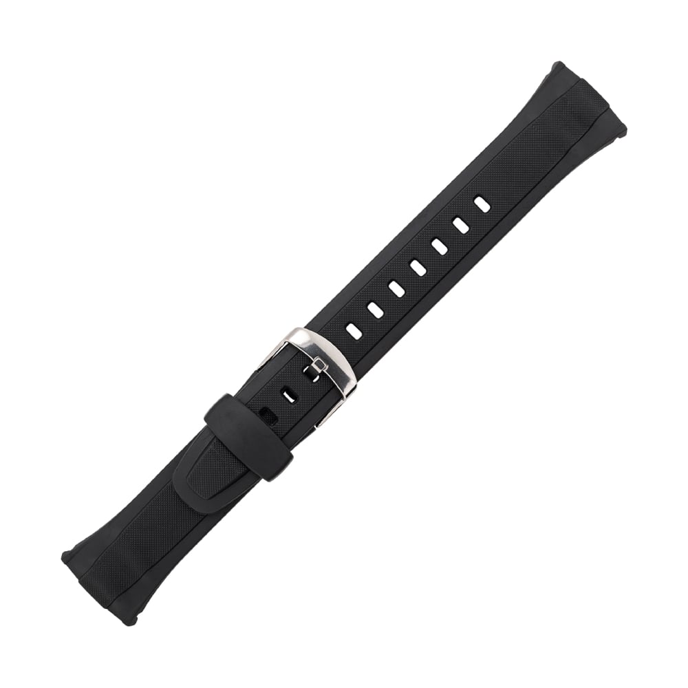 Черна каишка за часовник Casio 22 мм 10152407