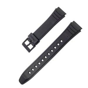 Черна каишка за часовник Casio 19 мм