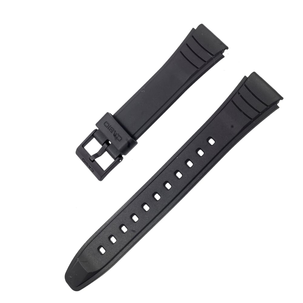 Черна каишка за часовник Casio 19 мм
