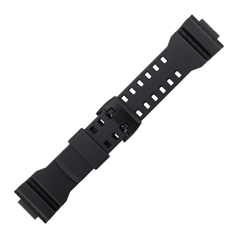 Черна пластмасова каишка за часовник Casio 10536683 за GA-700-1A и GA-700-1B, 16 мм