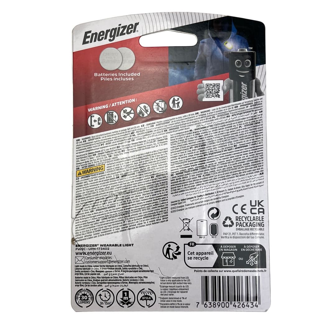 Светодиоден клипс за носене Energizer с 3 режима - Image 6