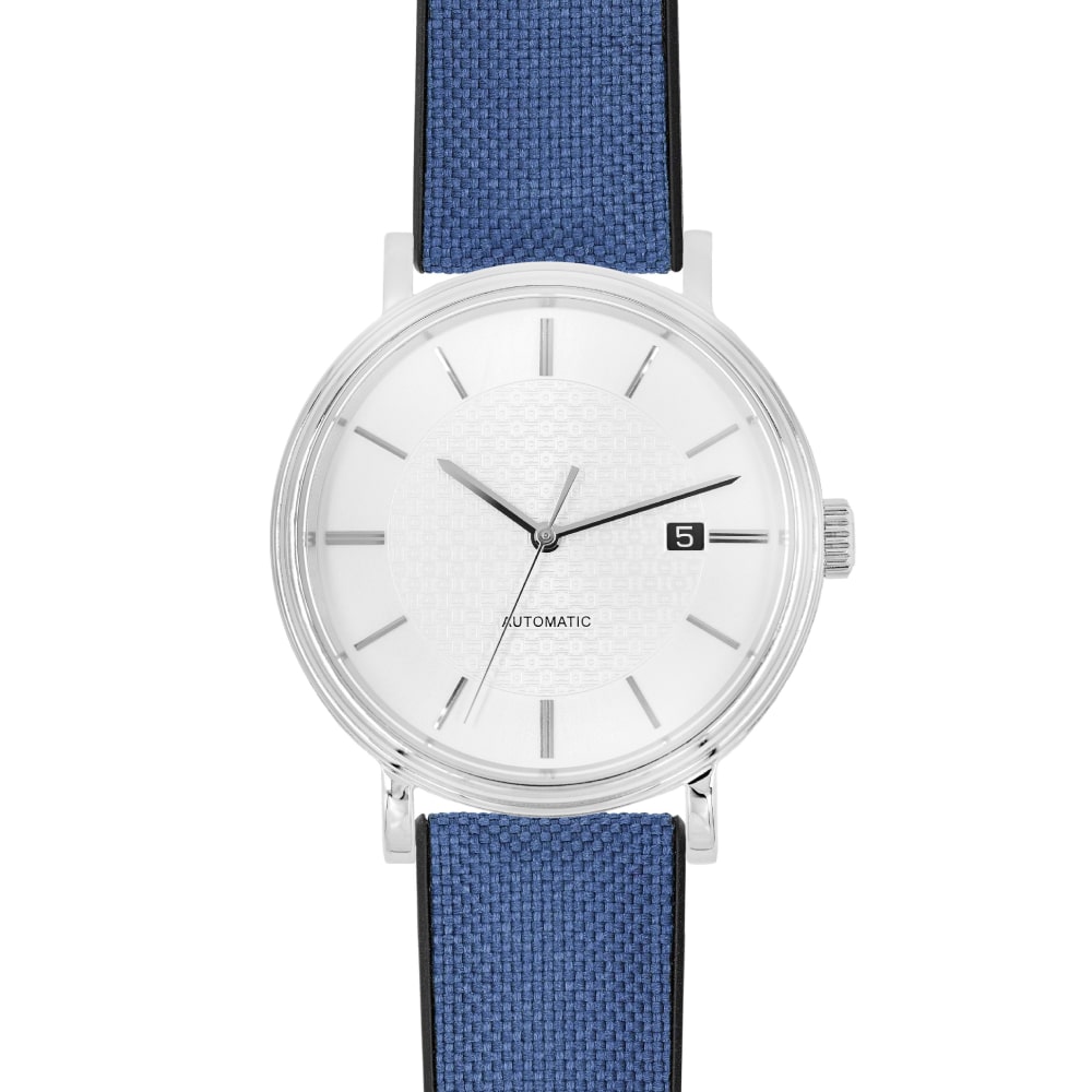 Синя каишка за часовник Hirsch Arne L, 20 мм - Image 7