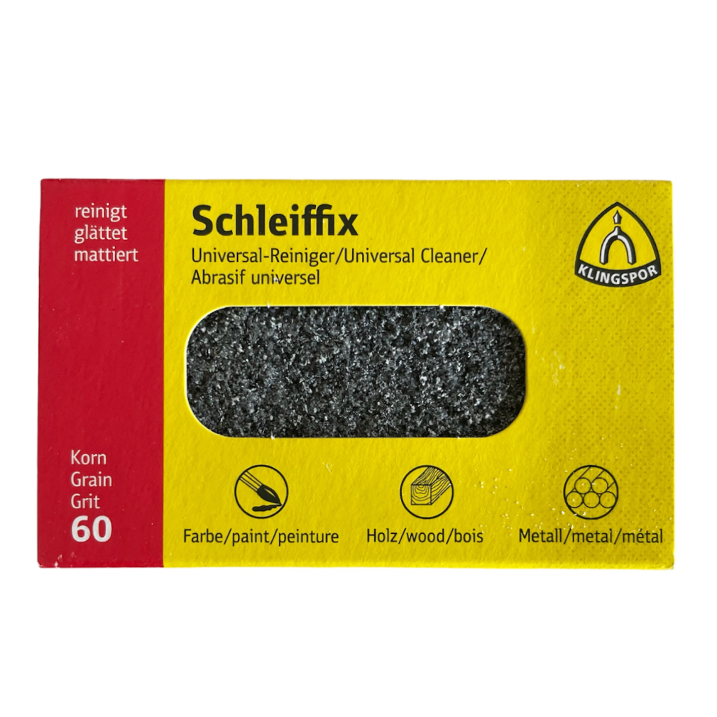 Универсален почистващ блок Schleiffix за метали, зърно 60