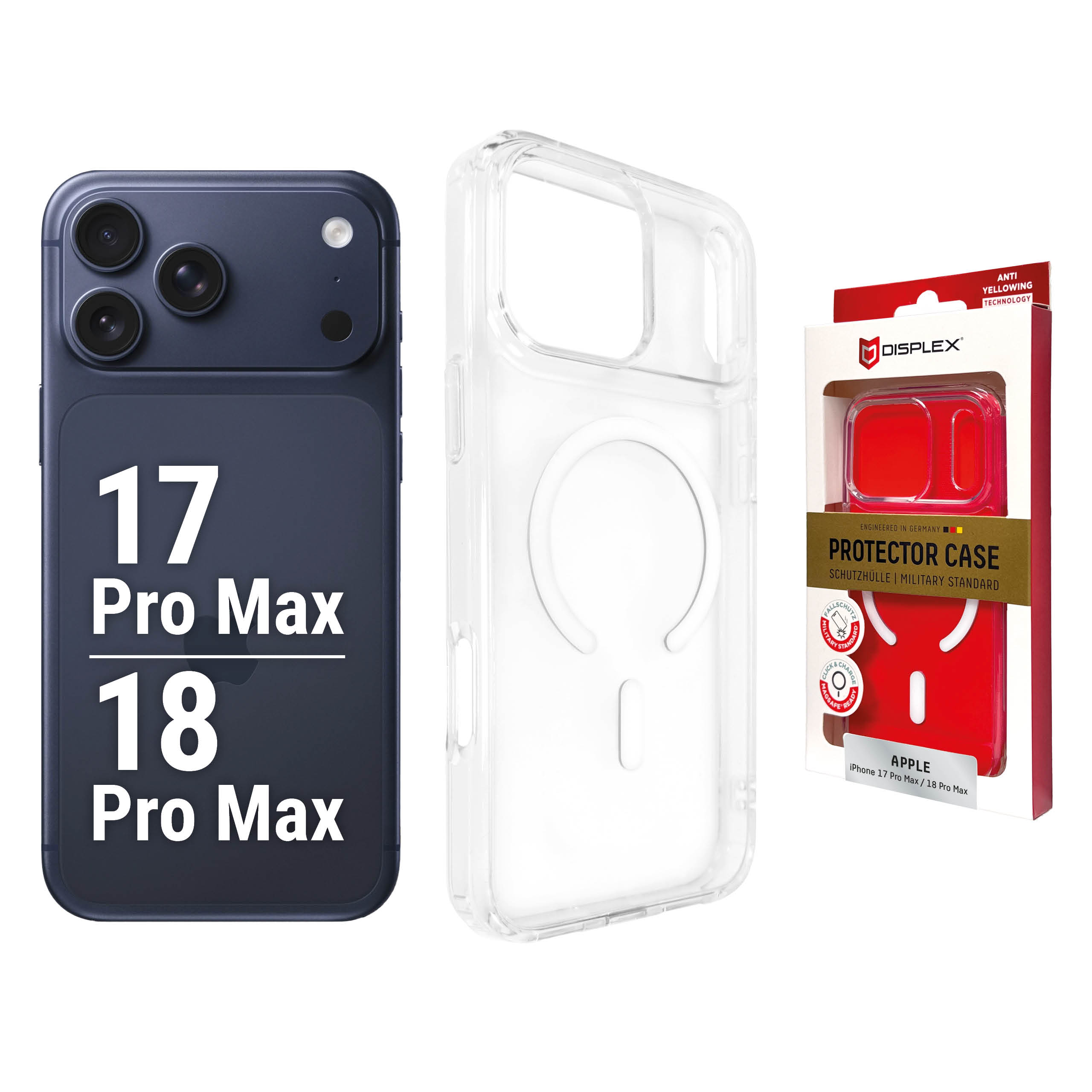 Прозрачен защитен калъф DISPLEX за iPhone 18 Pro Max / 17 Pro Max - Image 2