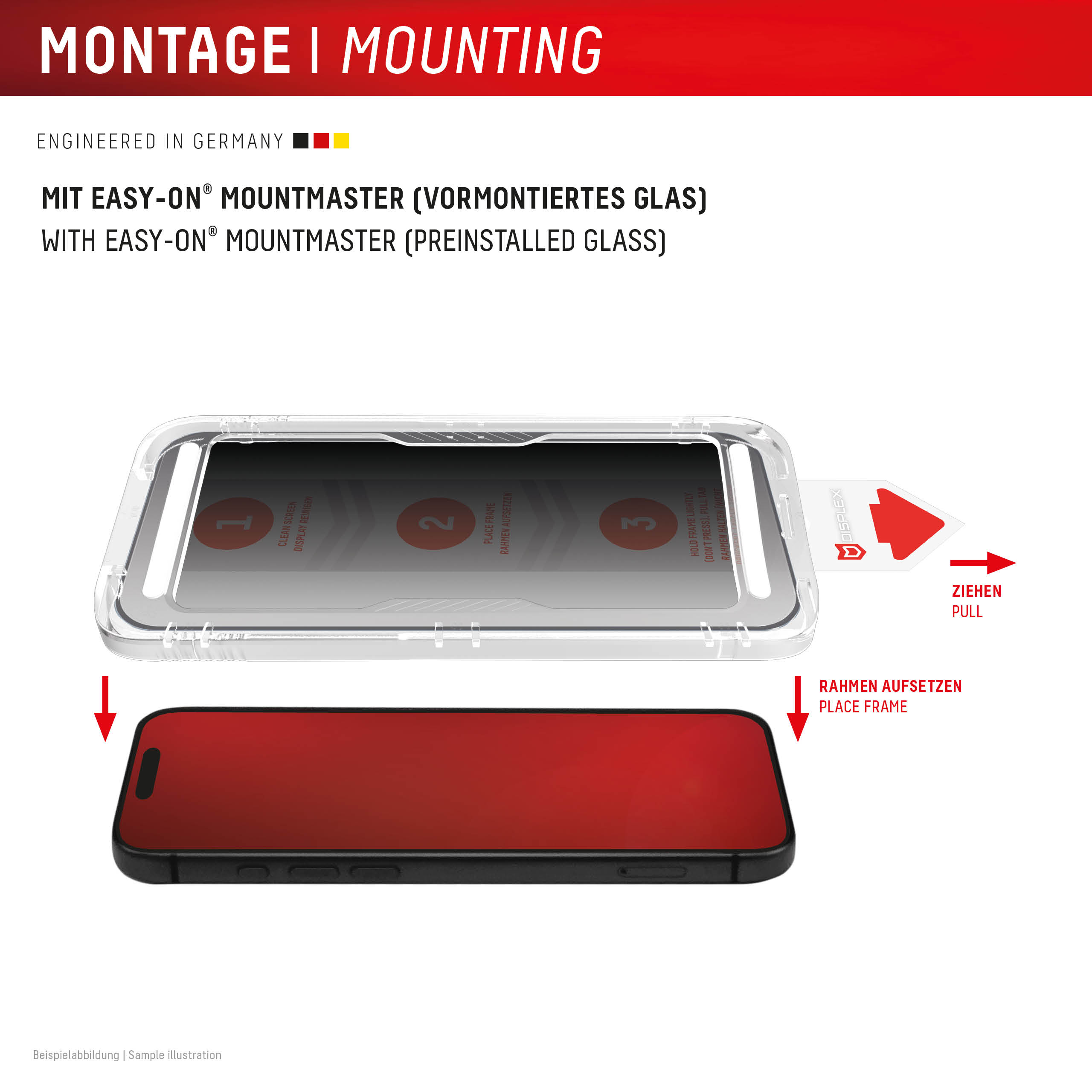 DISPLEX 10H защитно стъкло с поверителен филтър за Apple iPhone 18 Pro MountMaster - Image 5