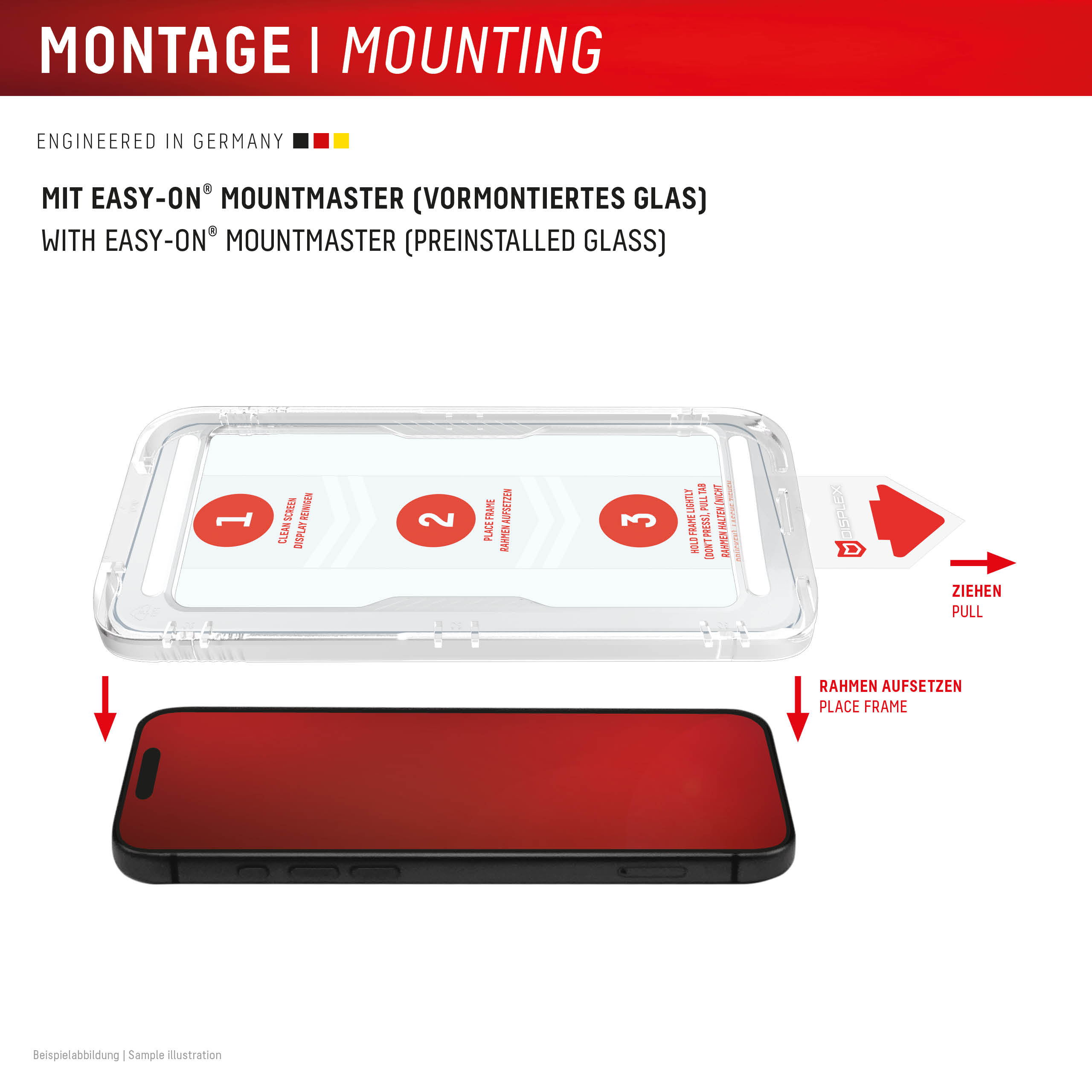 DISPLEX стъклен протектор и калъф за iPhone 17 Pro / 18 Pro MountMaster - Image 5