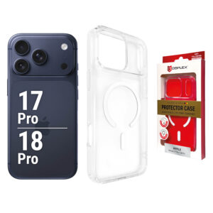 Прозрачен защитен калъф DISPLEX за iPhone 18 Pro/17 Pro, MagSafe