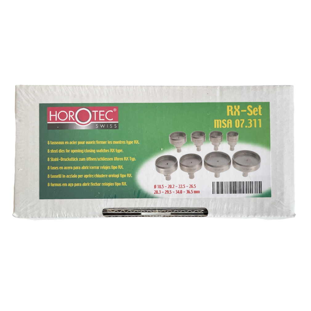Комплект от 8 накрайника Horotec MSA07.311 за отваряне на часовници Rolex - Image 2