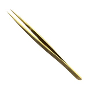 Твърд пинцет Horotec MSA12.303-B5 от месинг, 125 мм