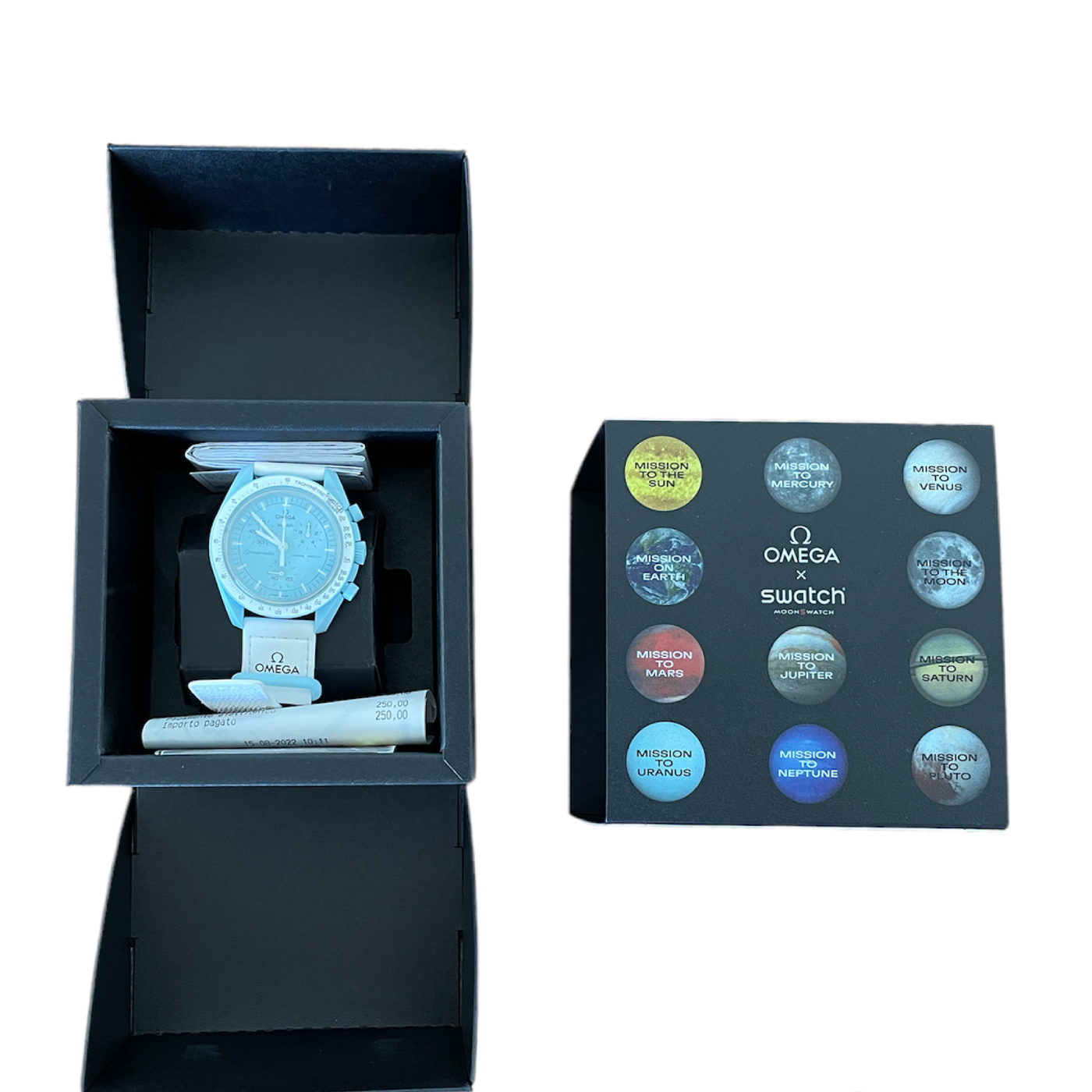 Часовник Swatch Omega Moonswatch Хроноограф Мисия до Уран - Image 3