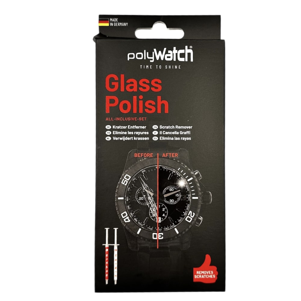 Полиращ крем PolyWatch за стъклa, възстановяване на надраскани повърхности
