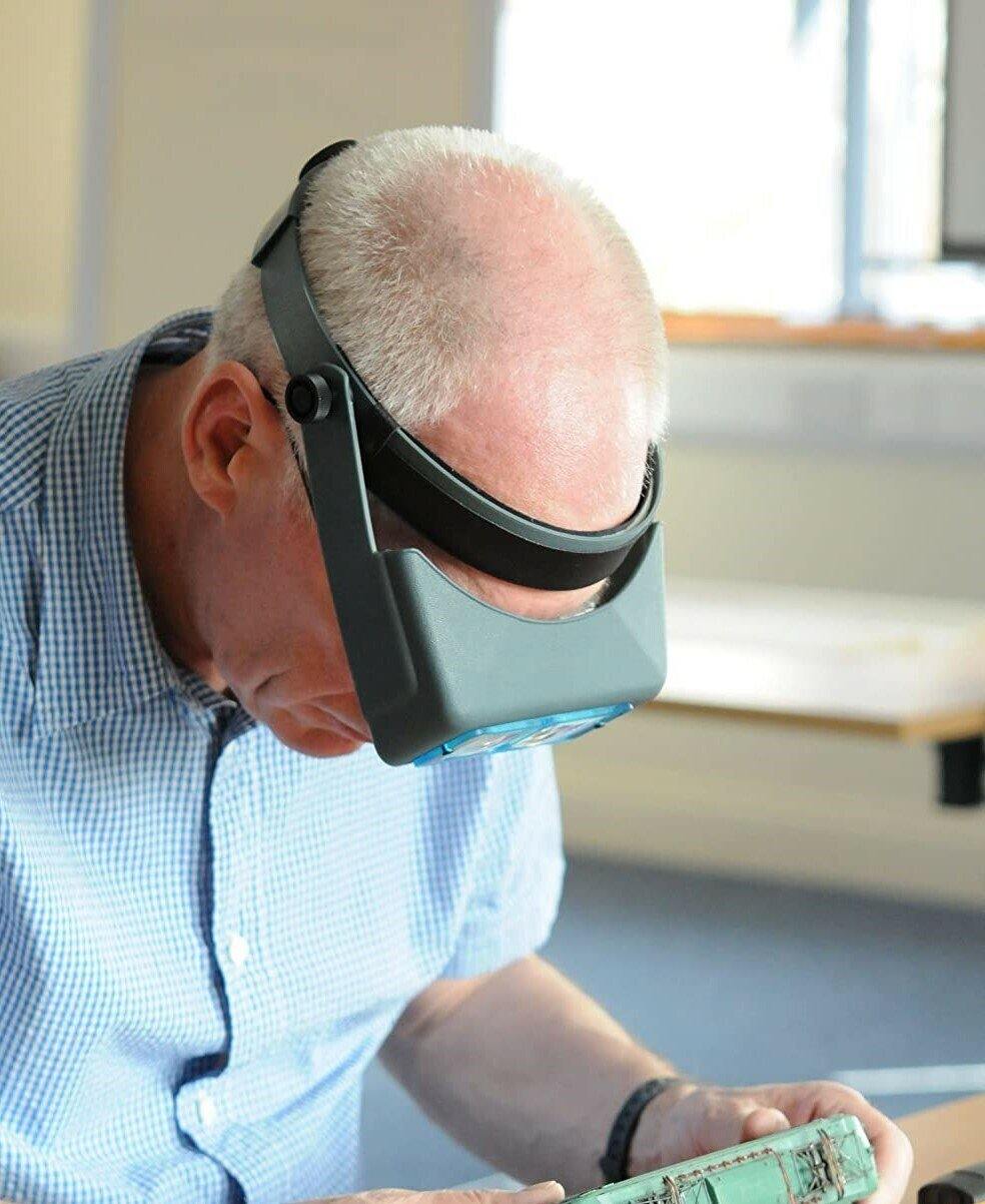 Лупа с наушник Optivisor